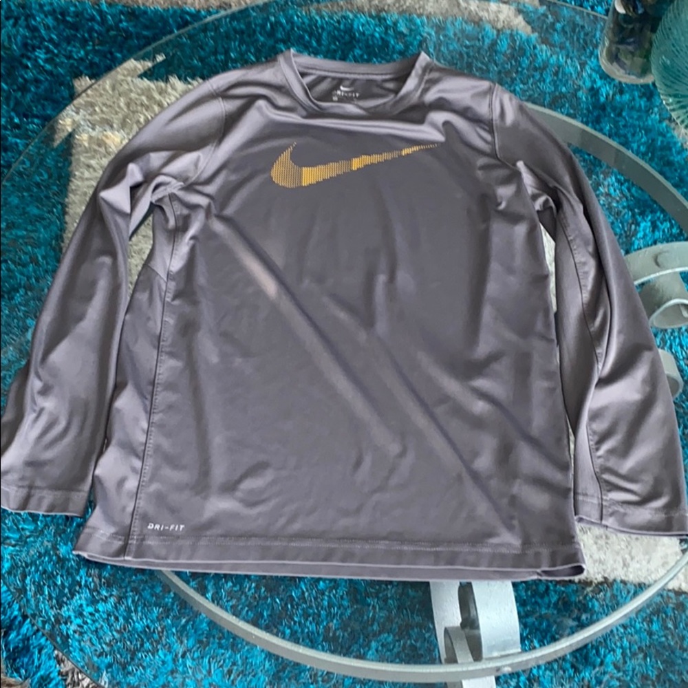 Youth Nike Dri-Fit long sleeve shirt